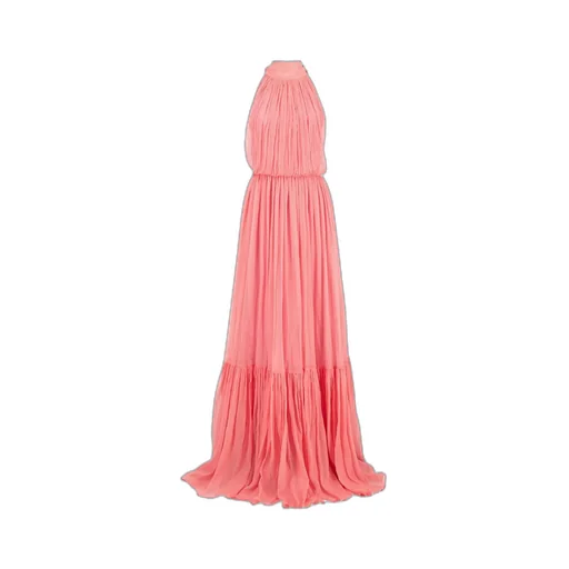 Halterneck Tiered Maxi Dress