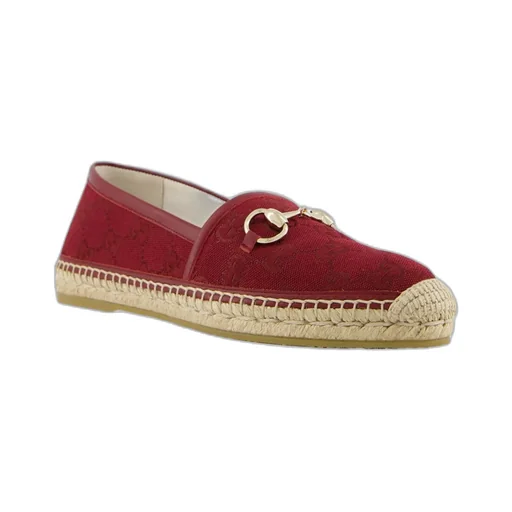 Round-Toed Straw Shoes