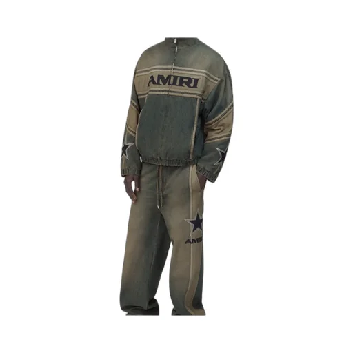 Amiri Sport Zip-Up Denim Jacket