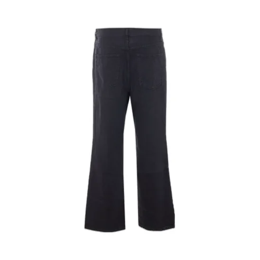 Lace-Up Flared Jeans