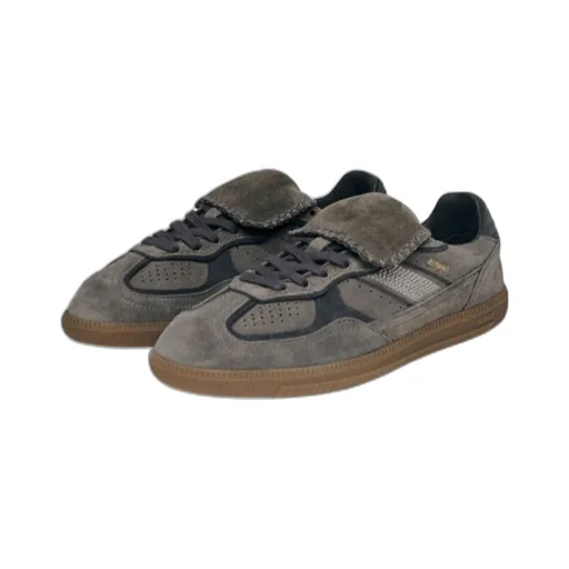 Tb.490 Club Suede Dark Grey Leather Sneakers