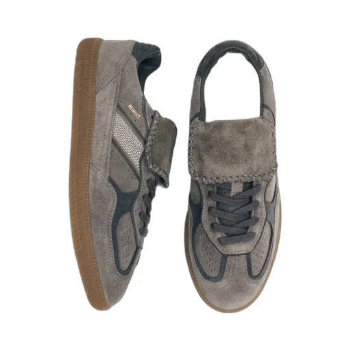 Tb.490 Club Suede Dark Grey Leather Sneakers