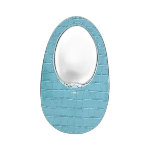 Mini Croc-Effect Zip Tote Bag