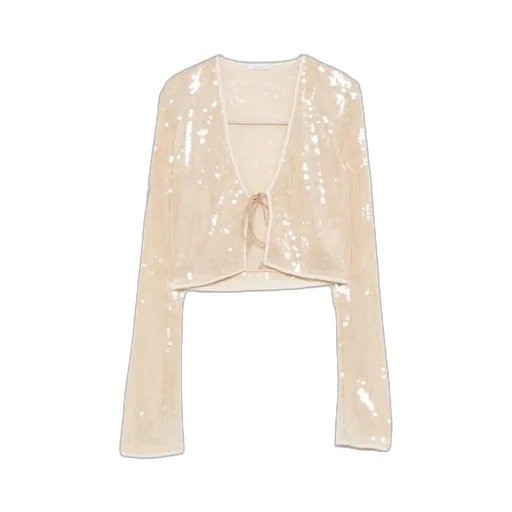 Osree Marylin Sequin V-Neck Top
