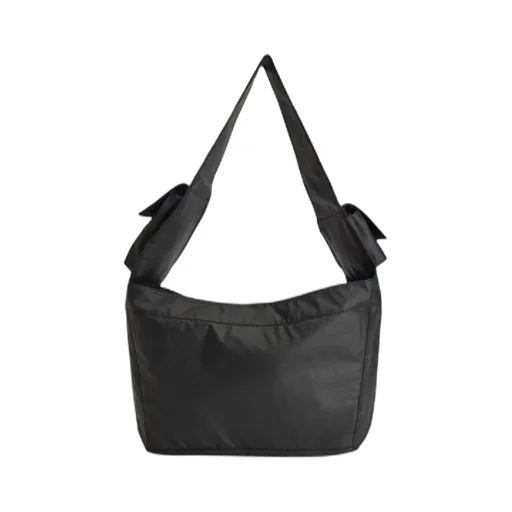 Large Newspaper Flap-Pocket Tote Bag