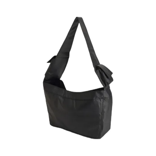 Large Newspaper Flap-Pocket Tote Bag