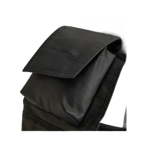 Large Newspaper Flap-Pocket Tote Bag