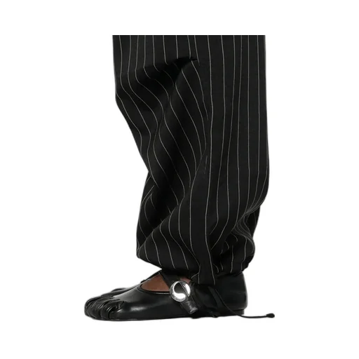 Y-3 Pinstriped Drawstring Trousers