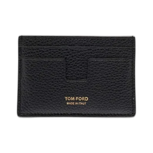 Soft Grain Leather T Line Classic Card Holder