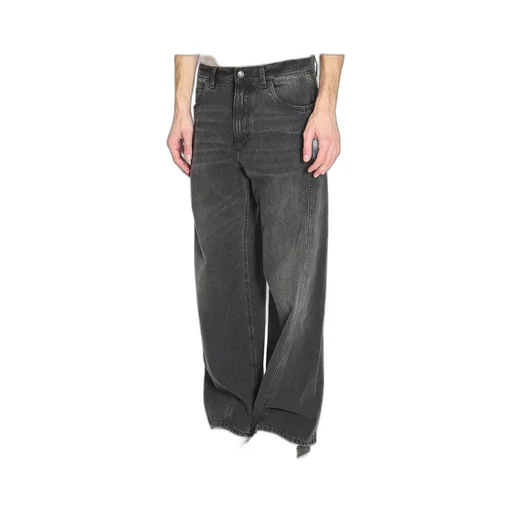 Dolce & Gabbana Logo Plaque Wide Leg Jeans