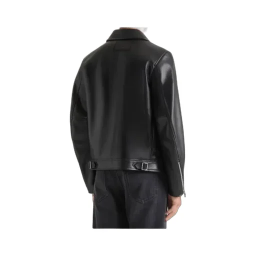 Givenchy Zip-Up Leather Biker Jacket