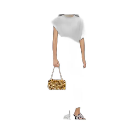 Sequin-Embroidered Baguette Bag