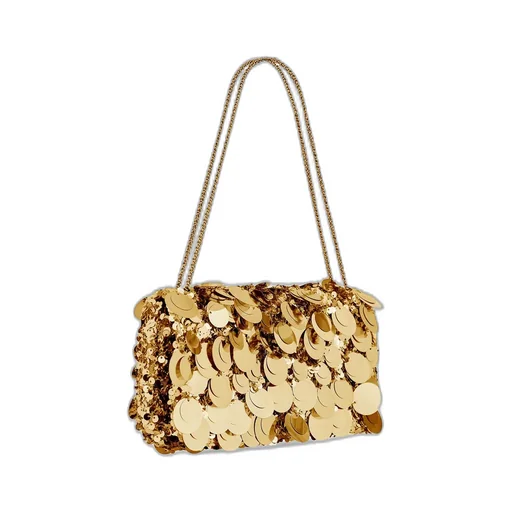 Sequin-Embroidered Baguette Bag