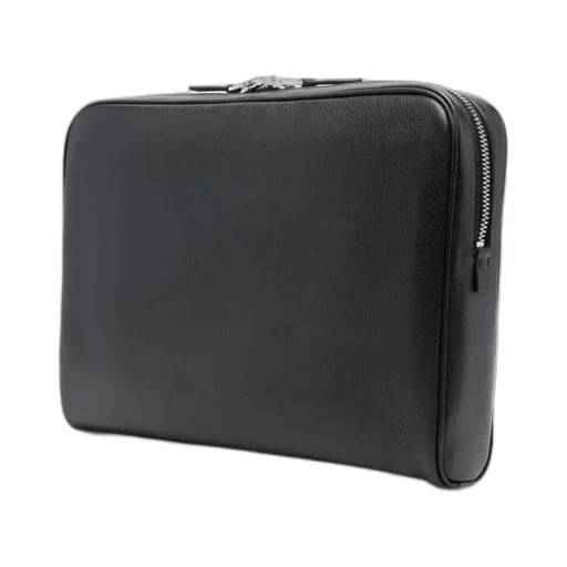 Supple Grain Leather Laptop Pouch