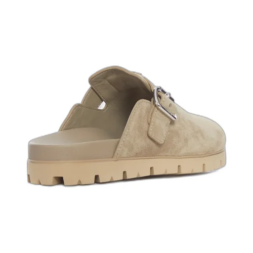 Prada Triangle-Logo Mules