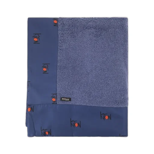 Kiton Logo Detailed Beach Towel