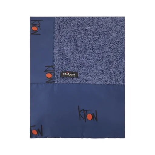 Kiton Logo Detailed Beach Towel
