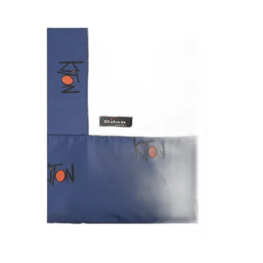Kiton Logo Detailed Beach Towel