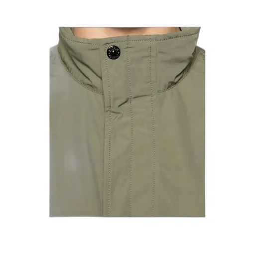 Stone Island Logo Patch High Neck Jacket