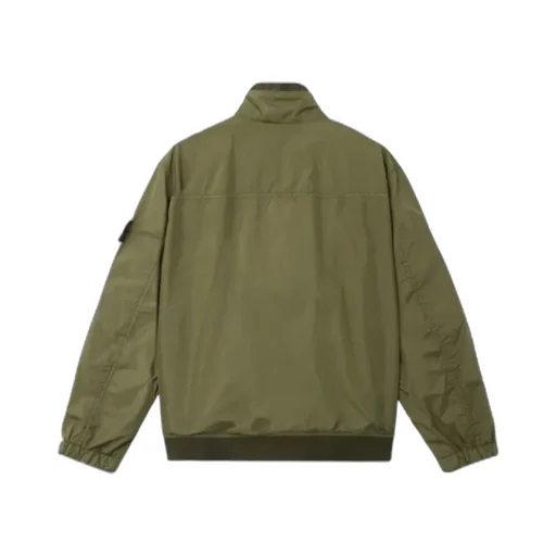 Stone Island Logo Patch Zip-Up Jacket