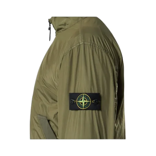 Stone Island Logo Patch Zip-Up Jacket