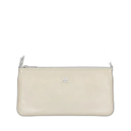 Logo-Plaque Zipped Pouch