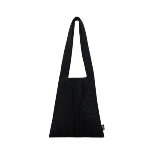 Crepe Knit Tote Shoulder Bag
