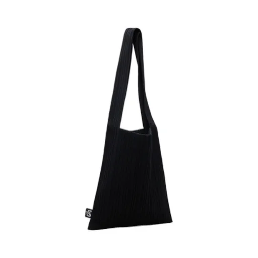 Crepe Knit Tote Shoulder Bag