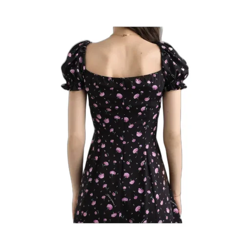 Dolce & Gabbana Carnations-Printed Mini Dress