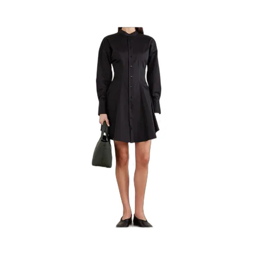Button Mini Shirt Dress