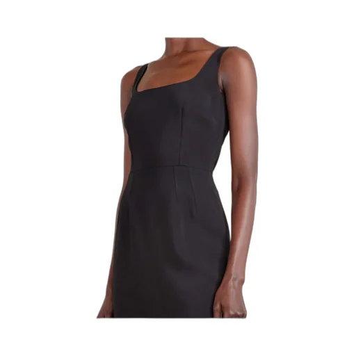 Dolce & Gabbana Square Neck Sleeveless Midi Dress