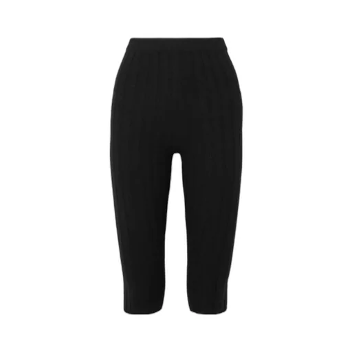 Diana Ribbed Cashmere Cropped Leggings