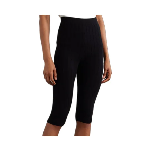 Diana Ribbed Cashmere Cropped Leggings