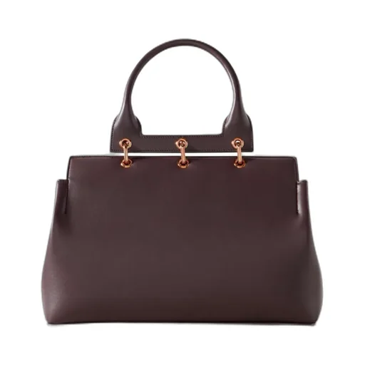 Amethyst Double-Handled Shoulder Bag