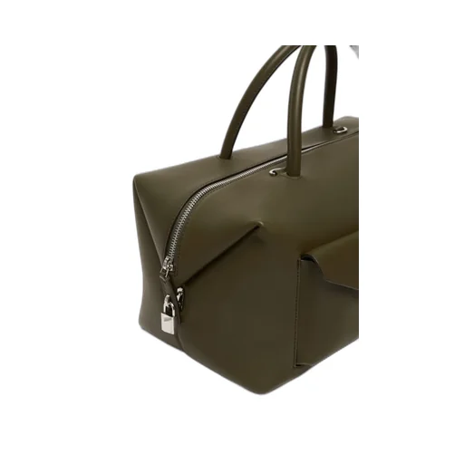 Large Shoulder Bag With Pockets