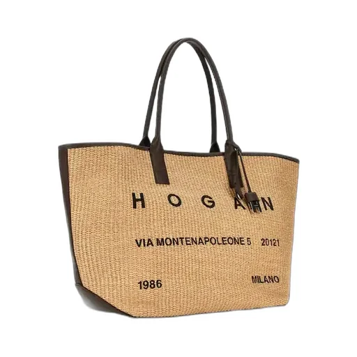 Hogan Logo Detail Top Handle Bag