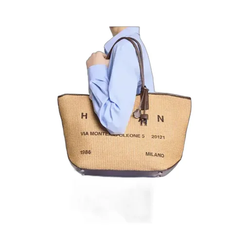 Hogan Logo Detail Top Handle Bag