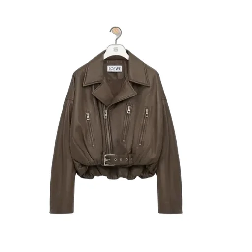 Biker Jacket In Nappa Lambskin