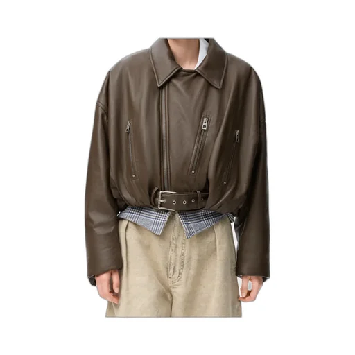 Biker Jacket In Nappa Lambskin