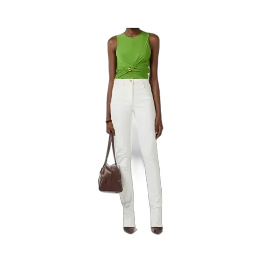 Elisabetta Franchi Pleated Sleeveless Top