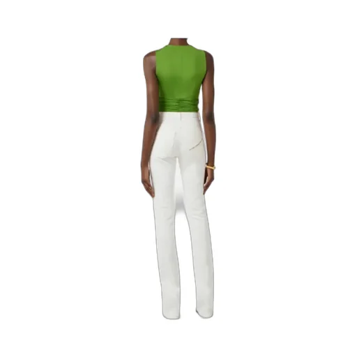 Elisabetta Franchi Pleated Sleeveless Top