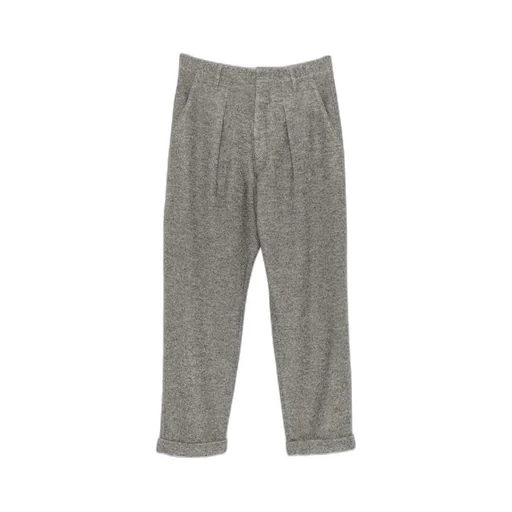 Pleated Cuffed Trousers