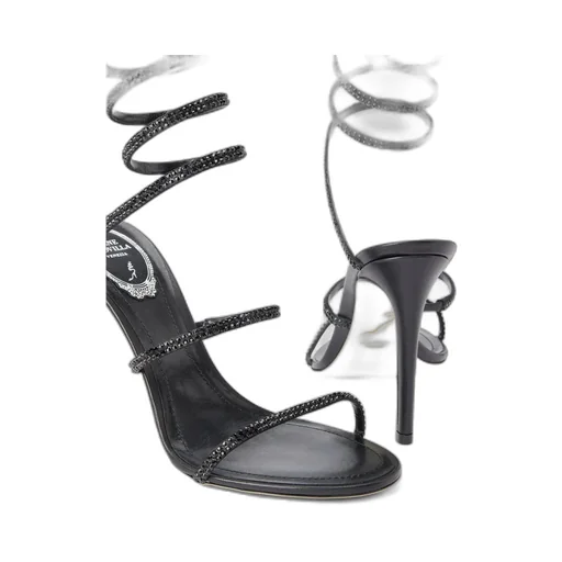 Round-Toed High-Heeled Sandals