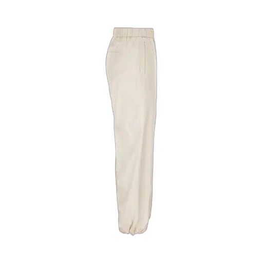Peserico Elasticated Waistband Stretch Sateen Trousers