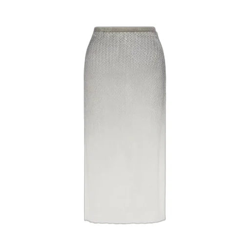 Sheer Knit Midi Skirt