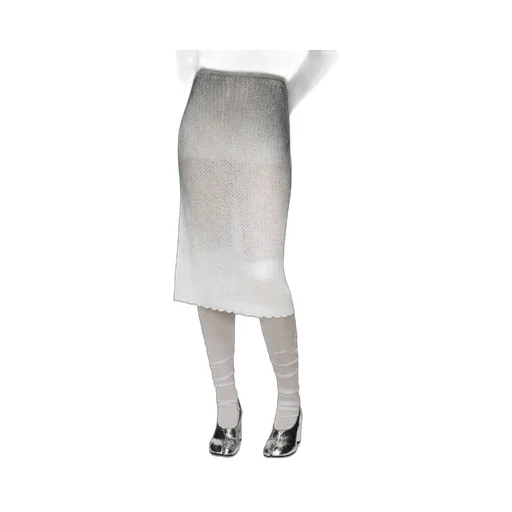Sheer Knit Midi Skirt