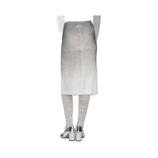 Sheer Knit Midi Skirt