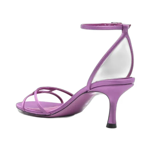 Round-Toed High-Heeled Sandals
