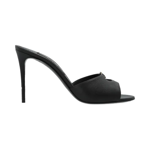 Dolce & Gabbana Logo Plaque Slip-On Mules