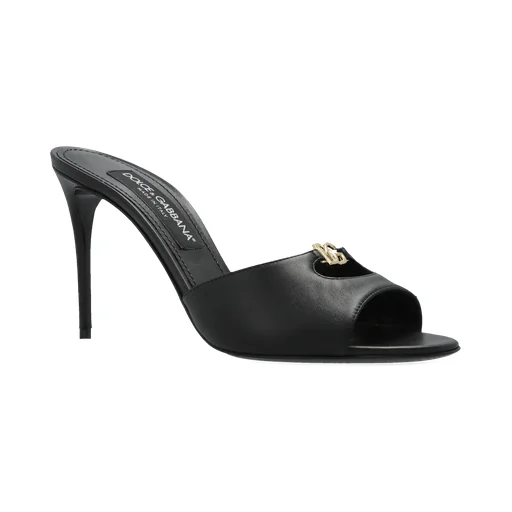 Dolce & Gabbana Logo Plaque Slip-On Mules